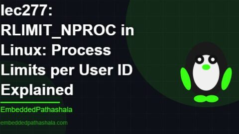 RLIMIT_NPROC in Linux: Process Limits per User ID Explained, free linux system programming course, free linux device drivers course, free embedded linux course, free embedded systems course