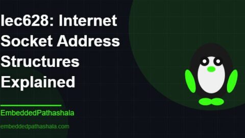 Internet Socket Address Structures Explained, free linux system programming course, free linux device drivers course, free embedded linux course, free embedded systems course