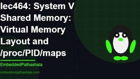 System V Shared Memory: Virtual Memory Layout and /proc/PID/maps, free linux system programming course, free linux device drivers course, free embedded linux course, free embedded systems course