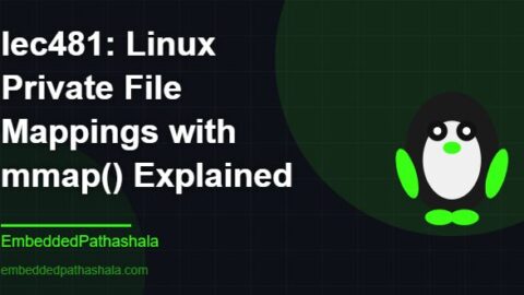 Linux Private File Mappings with mmap() Explained, free linux system programming course, free linux device drivers course, free embedded linux course, free embedded systems course