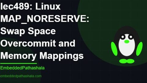 Linux MAP_NORESERVE: Swap Space Overcommit and Memory Mappings, free linux system programming course, free linux device drivers course, free embedded linux course, free embedded systems course