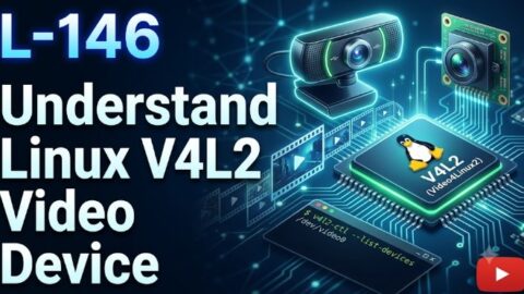 L- 146 Understand Linux V4L2 Video Device, free linux drivers course, learn linux device drivers, linux driver development tutorial, free linux kernel programming, linux device driver training, open source driver development, write linux device drivers, linux kernel driver course, free embedded linux drivers, linux driver tutorial pdf