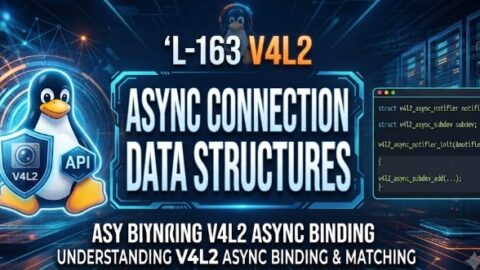 L- 163 V4L2 Async Connection Data Structures, free linux drivers course, learn linux device drivers, linux driver development tutorial, free linux kernel programming, linux device driver training, open source driver development, write linux device drivers, linux kernel driver course, free embedded linux drivers, linux driver tutorial pdf