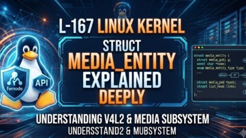 L- 167 Struct media_entity Explained Deeply,