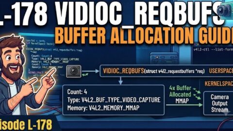 L- 178 VIDIOC_REQBUFS Buffer Allocation Guide, free linux drivers course, learn linux device drivers, linux driver development tutorial, free linux kernel programming, linux device driver training, open source driver development, write linux device drivers, linux kernel driver course, free embedded linux drivers, linux driver tutorial pdf
