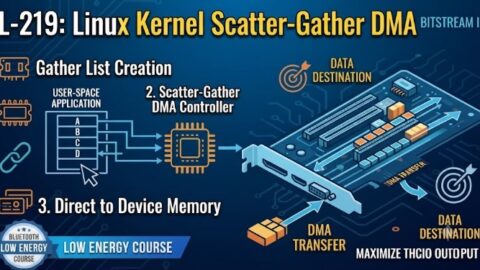 L- 219 Linux Kernel Scatter-Gather DMA, free linux drivers course, learn linux device drivers, linux driver development tutorial, free linux kernel programming, linux device driver training, open source driver development, write linux device drivers, linux kernel driver course, free embedded linux drivers, linux driver tutorial pdf