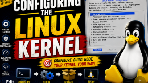 Configuring the Linux Kernel free linux kernel development course, free linux device drivers course, free embedded linux course, free embedded systems course, learn linux kernel, embedded systems tutorial, linux device drivers tutorial, free embedded linux tutorial, embedded linux training, linux kernel programming