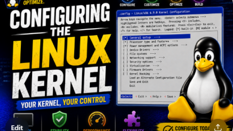 Configuring the Linux Kernel free linux kernel development course, free linux device drivers course, free embedded linux course, free embedded systems course, learn linux kernel, embedded systems tutorial, linux device drivers tutorial, free embedded linux tutorial, embedded linux training, linux kernel programming