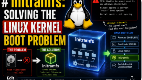 initramfs: Solving the Linux Kernel Boot Problem free linux kernel development course, free linux device drivers course, free embedded linux course, free embedded systems course, learn linux kernel, embedded systems tutorial, linux device drivers tutorial, free embedded linux tutorial, embedded linux training, linux kernel programming