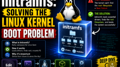 initramfs: Solving the Linux Kernel Boot Problem free linux kernel development course, free linux device drivers course, free embedded linux course, free embedded systems course, learn linux kernel, embedded systems tutorial, linux device drivers tutorial, free embedded linux tutorial, embedded linux training, linux kernel programming