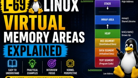 L-69 Linux Virtual Memory Areas Explained, free linux drivers course, learn linux device drivers, linux driver development tutorial, free linux kernel programming, linux device driver training, open source driver development, write linux device drivers, linux kernel driver course, free embedded linux drivers, linux driver tutorial pdf