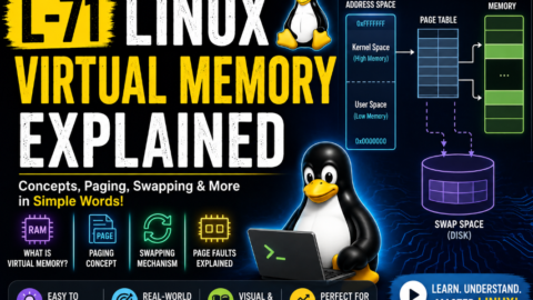 L-71 Linux Virtual Memory Explained, free linux drivers course, learn linux device drivers, linux driver development tutorial, free linux kernel programming, linux device driver training, open source driver development, write linux device drivers, linux kernel driver course, free embedded linux drivers, linux driver tutorial pdf