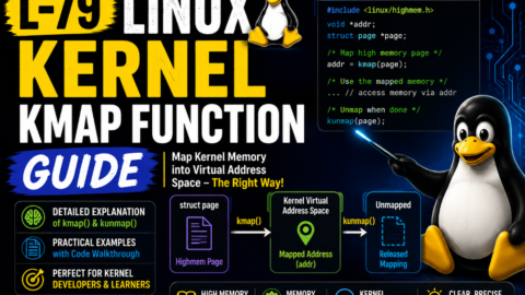 L-79 Linux Kernel kmap Function Guide, free linux drivers course, learn linux device drivers, linux driver development tutorial, free linux kernel programming, linux device driver training, open source driver development, write linux device drivers, linux kernel driver course, free embedded linux drivers, linux driver tutorial pdf