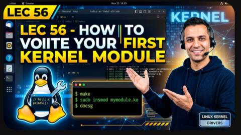 How to Write Your First Kernel Module, free linux kernel development course, free embedded systems course, free linux device drivers course, linux kernel tutorial, embedded systems tutorial, linux device drivers tutorial, learn linux kernel programming, embedded linux training, free programming course, open source development tutorial
