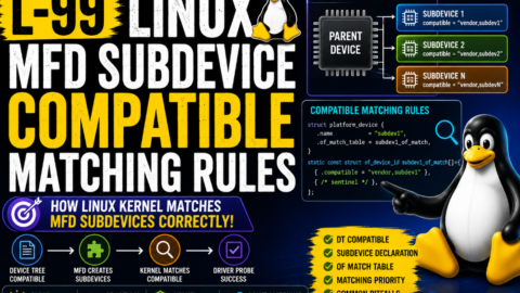L-99 MFD Subdevice Compatible Matching Rules, free linux drivers course, learn linux device drivers, linux driver development tutorial, free linux kernel programming, linux device driver training, open source driver development, write linux device drivers, linux kernel driver course, free embedded linux drivers, linux driver tutorial pdf