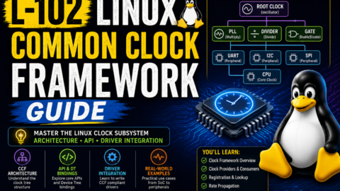 L-102 Linux Common Clock Framework Guide, free linux drivers course, learn linux device drivers, linux driver development tutorial, free linux kernel programming, linux device driver training, open source driver development, write linux device drivers, linux kernel driver course, free embedded linux drivers, linux driver tutorial pdf