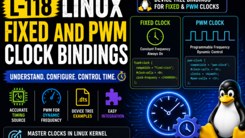 L-118 Fixed and PWM Clock Bindings, free linux drivers course, learn linux device drivers, linux driver development tutorial, free linux kernel programming, linux device driver training, open source driver development, write linux device drivers, linux kernel driver course, free embedded linux drivers, linux driver tutorial pdf