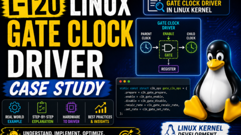 L-120 Gate Clock Driver Case Study, free linux drivers course, learn linux device drivers, linux driver development tutorial, free linux kernel programming, linux device driver training, open source driver development, write linux device drivers, linux kernel driver course, free embedded linux drivers, linux driver tutorial pdf