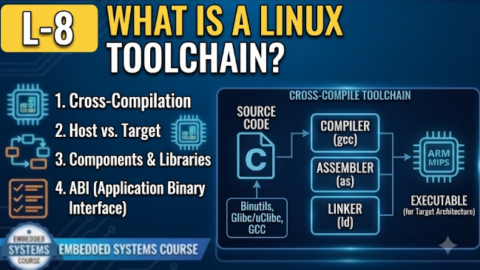L-8 What Is a Linux Toolchain?, free linux drivers course, learn linux device drivers, linux driver development tutorial, free linux kernel programming, linux device driver training, open source driver development, write linux device drivers, linux kernel driver course, free embedded linux drivers, linux driver tutorial pdf
