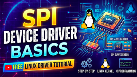 SPI Device Driver Basics - free linux device driver tutorial