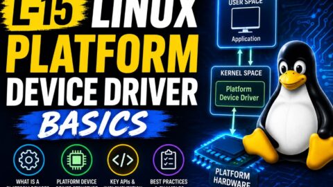L-15 Linux Platform Device Driver Basics, free linux drivers course, learn linux device drivers, linux driver development tutorial, free linux kernel programming, linux device driver training, open source driver development, write linux device drivers, linux kernel driver course, free embedded linux drivers, linux driver tutorial pdf