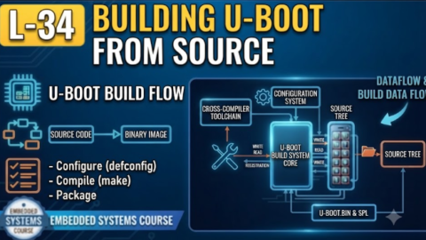 L-34 Building U-Boot From Source, free linux drivers course, learn linux device drivers, linux driver development tutorial, free linux kernel programming, linux device driver training, open source driver development, write linux device drivers, linux kernel driver course, free embedded linux drivers, linux driver tutorial pdf