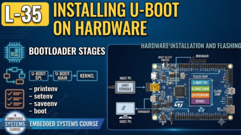 L-35 Installing U-Boot On Hardware, free linux drivers course, learn linux device drivers, linux driver development tutorial, free linux kernel programming, linux device driver training, open source driver development, write linux device drivers, linux kernel driver course, free embedded linux drivers, linux driver tutorial pdf