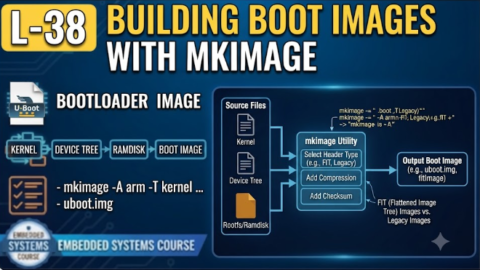 L-38 Building Boot Images With mkimage, free linux drivers course, learn linux device drivers, linux driver development tutorial, free linux kernel programming, linux device driver training, open source driver development, write linux device drivers, linux kernel driver course, free embedded linux drivers, linux driver tutorial pdf