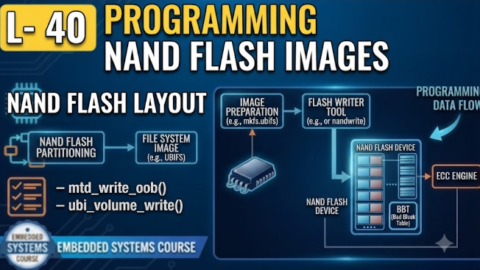 L-40 Programming NAND Flash Images, free linux drivers course, learn linux device drivers, linux driver development tutorial, free linux kernel programming, linux device driver training, open source driver development, write linux device drivers, linux kernel driver course, free embedded linux drivers, linux driver tutorial pdf