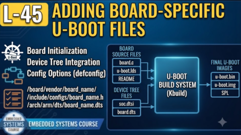 L-45 Adding Board-Specific U-Boot Files, free linux drivers course, learn linux device drivers, linux driver development tutorial, free linux kernel programming, linux device driver training, open source driver development, write linux device drivers, linux kernel driver course, free embedded linux drivers, linux driver tutorial pdf