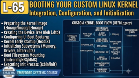 L-65 Booting Your Custom Linux Kernel, free linux drivers course, learn linux device drivers, linux driver development tutorial, free linux kernel programming, linux device driver training, open source driver development, write linux device drivers, linux kernel driver course, free embedded linux drivers, linux driver tutorial pdf