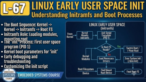 L-67 Linux Early User Space Init, free linux drivers course, learn linux device drivers, linux driver development tutorial, free linux kernel programming, linux device driver training, open source driver development, write linux device drivers, linux kernel driver course, free embedded linux drivers, linux driver tutorial pdf