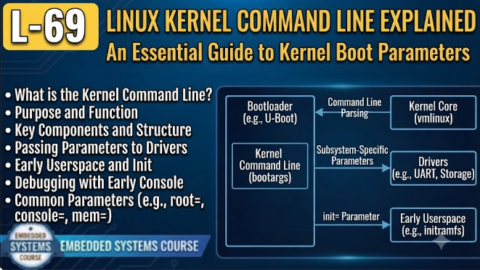 L-69 Linux Kernel Command Line Explained, free linux drivers course, learn linux device drivers, linux driver development tutorial, free linux kernel programming, linux device driver training, open source driver development, write linux device drivers, linux kernel driver course, free embedded linux drivers, linux driver tutorial pdf