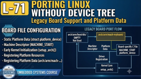 L-71 Porting Linux Without Device Tree, free linux drivers course, learn linux device drivers, linux driver development tutorial, free linux kernel programming, linux device driver training, open source driver development, write linux device drivers, linux kernel driver course, free embedded linux drivers, linux driver tutorial pdf
