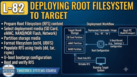 L-82 Deploying Root Filesystem To Target, free linux drivers course, learn linux device drivers, linux driver development tutorial, free linux kernel programming, linux device driver training, open source driver development, write linux device drivers, linux kernel driver course, free embedded linux drivers, linux driver tutorial pdf