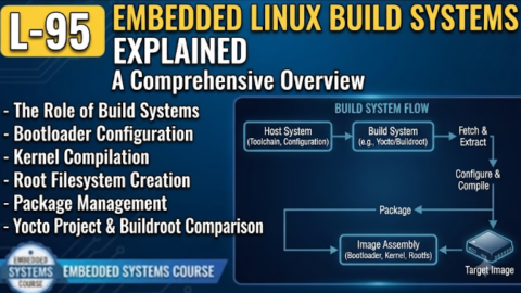 L-95 Embedded Linux Build Systems Explained, free linux drivers course, learn linux device drivers, linux driver development tutorial, free linux kernel programming, linux device driver training, open source driver development, write linux device drivers, linux kernel driver course, free embedded linux drivers, linux driver tutorial pdf