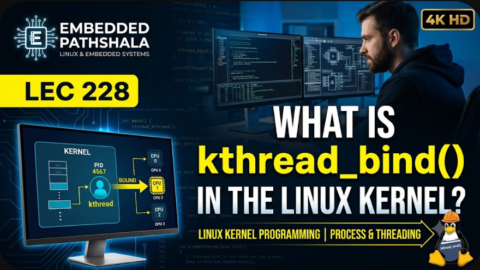 What Is kthread_bind() in the Linux Kernel?, free linux kernel development course, free embedded systems course, free linux device drivers course, linux kernel tutorial, embedded systems tutorial, linux device drivers tutorial, learn linux kernel programming, embedded linux training, free programming course, open source development tutorial