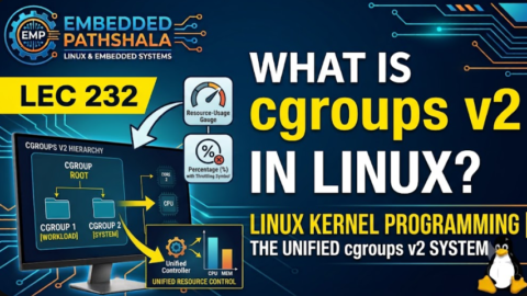 What Is cgroups v2 in Linux?, free linux kernel development course, free embedded systems course, free linux device drivers course, linux kernel tutorial, embedded systems tutorial, linux device drivers tutorial, learn linux kernel programming, embedded linux training, free programming course, open source development tutorial