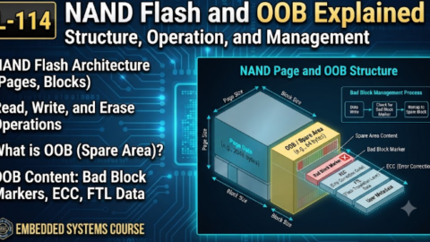 L-114 NAND Flash and OOB Explained, free linux drivers course, learn linux device drivers, linux driver development tutorial, free linux kernel programming, linux device driver training, open source driver development, write linux device drivers, linux kernel driver course, free embedded linux drivers, linux driver tutorial pdf