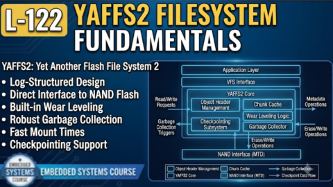 L-122 YAFFS2 Filesystem Fundamentals, free linux drivers course, learn linux device drivers, linux driver development tutorial, free linux kernel programming, linux device driver training, open source driver development, write linux device drivers, linux kernel driver course, free embedded linux drivers, linux driver tutorial pdf