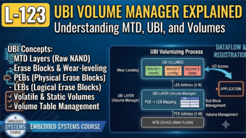 L-123 UBI Volume Manager Explained, free linux drivers course, learn linux device drivers, linux driver development tutorial, free linux kernel programming, linux device driver training, open source driver development, write linux device drivers, linux kernel driver course, free embedded linux drivers, linux driver tutorial pdf