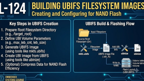 L-124 Building UBIFS Filesystem Images, free linux drivers course, learn linux device drivers, linux driver development tutorial, free linux kernel programming, linux device driver training, open source driver development, write linux device drivers, linux kernel driver course, free embedded linux drivers, linux driver tutorial pdf