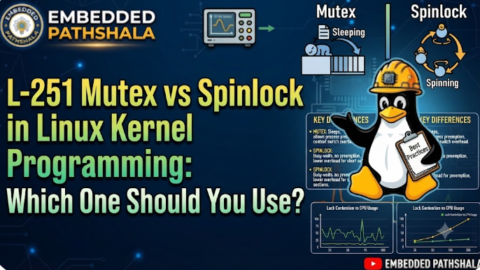 L-251 Mutex vs Spinlock in Linux Kernel Programming: Which One Should You Use?, free linux drivers course, learn linux device drivers, linux driver development tutorial, free linux kernel programming, linux device driver training, open source driver development, write linux device drivers, linux kernel driver course, free embedded linux drivers, linux driver tutorial pdf
