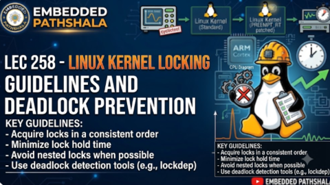 L-258 Linux Kernel Locking Guidelines and Deadlock Prevention, free linux drivers course, learn linux device drivers, linux driver development tutorial, free linux kernel programming, linux device driver training, open source driver development, write linux device drivers, linux kernel driver course, free embedded linux drivers, linux driver tutorial pdf