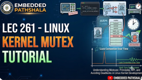 L-261 Linux Kernel Mutex Lock Tutorial, free linux drivers course, learn linux device drivers, linux driver development tutorial, free linux kernel programming, linux device driver training, open source driver development, write linux device drivers, linux kernel driver course, free embedded linux drivers, linux driver tutorial pdf