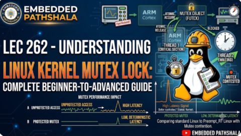 L-262 Linux Kernel Mutex Lock: A Complete Beginner-to-Advanced Guide, free linux drivers course, learn linux device drivers, linux driver development tutorial, free linux kernel programming, linux device driver training, open source driver development, write linux device drivers, linux kernel driver course, free embedded linux drivers, linux driver tutorial pdf