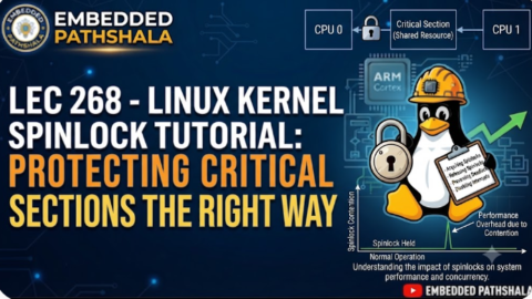 L-268 Linux Kernel Spinlock Tutorial: Protecting Critical Sections the Right Way, free linux drivers course, learn linux device drivers, linux driver development tutorial, free linux kernel programming, linux device driver training, open source driver development, write linux device drivers, linux kernel driver course, free embedded linux drivers, linux driver tutorial pdf