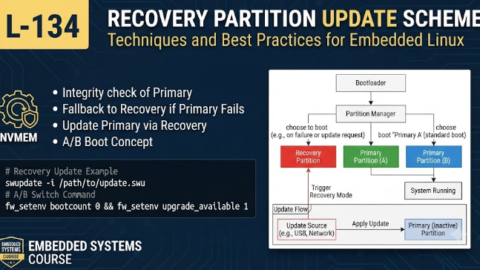 L-134 Recovery Partition Update Scheme, free linux drivers course, learn linux device drivers, linux driver development tutorial, free linux kernel programming, linux device driver training, open source driver development, write linux device drivers, linux kernel driver course, free embedded linux drivers, linux driver tutorial pdf