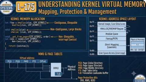 L-175 Understanding Kernel Virtual Memory, free linux drivers course, learn linux device drivers, linux driver development tutorial, free linux kernel programming, linux device driver training, open source driver development, write linux device drivers, linux kernel driver course, free embedded linux drivers, linux driver tutorial pdf