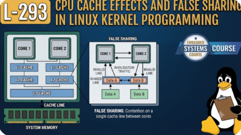 L- 293 CPU Cache Effects and False Sharing in Linux Kernel Programming, free linux drivers course, learn linux device drivers, linux driver development tutorial, free linux kernel programming, linux device driver training, open source driver development, write linux device drivers, linux kernel driver course, free embedded linux drivers, linux driver tutorial pdf